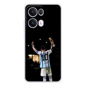 Чехлы Лео Месси Аргентина для OPPO Reno13 Pro (Лео Чемпион)