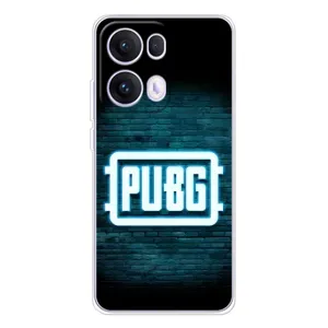 Чехол (TPU) с картинкой "Лого Пабг" на Оппо Рено 13 Про (Лого PUBG)