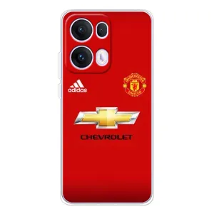 Силиконовые Чехлы принт Футбол на OPPO Reno13 Pro (Man United)