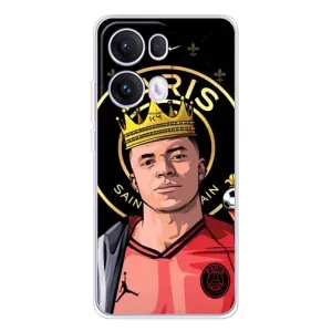 Чехол (TPU) с Футболистом на OPPO Reno13 Pro (Mbappe King)