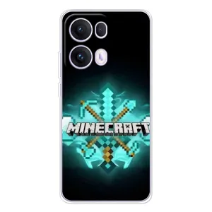 Чехол майнкрафт для OPPO Reno13 Pro (MineCraft 2)