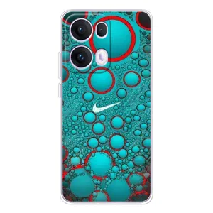 Силиконовый Чехол на OPPO Reno13 Pro с картинкой Nike (Найк зеленый)