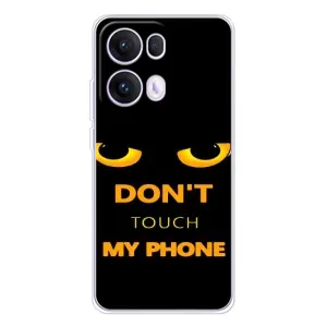 Чехол с Прикольным принтом на OPPO Reno13 Pro (Не трогай мой телефон)
