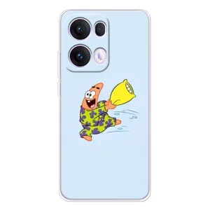 Чехлы с Патриком на OPPO Reno13 Pro (Патрик с подушкой)