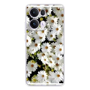 Чохол з ромашками на OPPO Reno13 Pro (Рамка в ромашках)