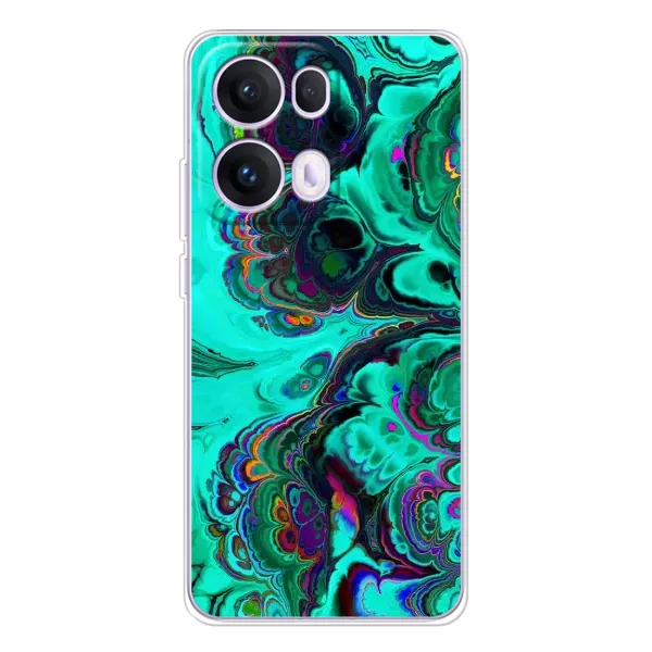 Чехол с рисунком «Салатный мрамор» для OPPO Reno13 Pro Чехол с рисунком «Салатный мрамор» для OPPO Reno13 Pro