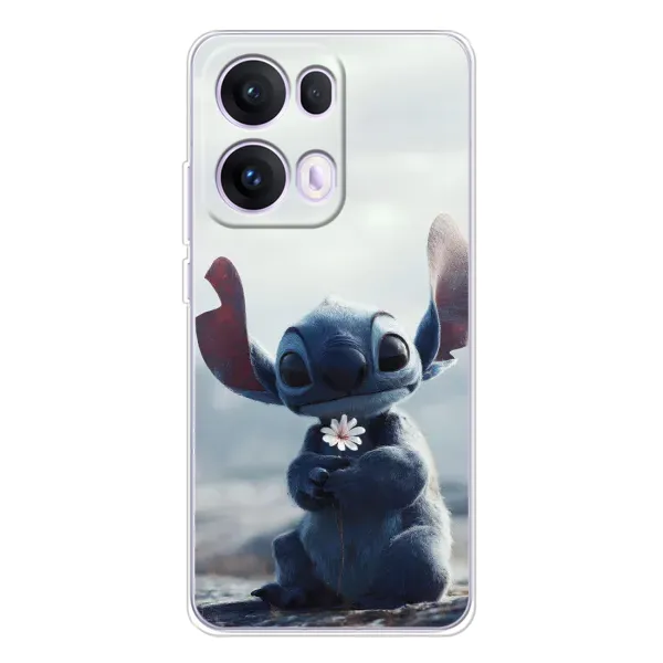 Чехол с рисунком «Стич с цветочком» для OPPO Reno13 Pro Чехол с рисунком «Стич с цветочком» для OPPO Reno13 Pro