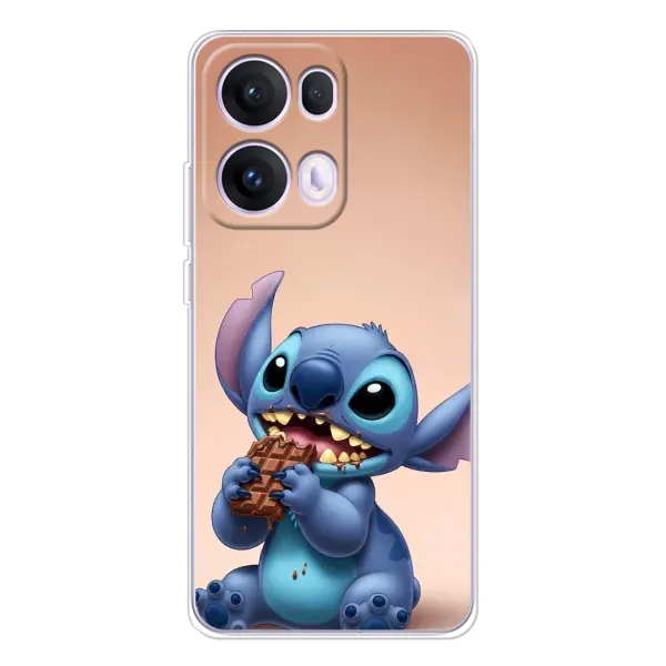 Чехол с рисунком «Стич с шоколадом» для OPPO Reno13 Pro Чехол с рисунком «Стич с шоколадом» для OPPO Reno13 Pro