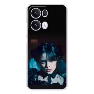 Чехлы с принтом Уэнсдей на OPPO Reno13 Pro (Танец Уэнсдей)