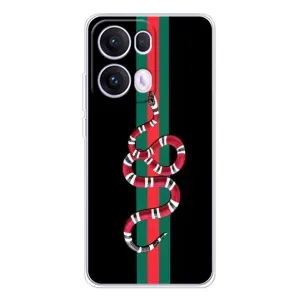 Чехлы Бренд GUCCI для OPPO Reno13 Pro (Змей Гуччи)