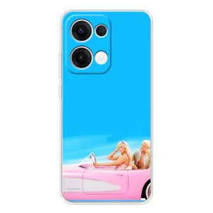 Силіконовый Чохол Барбі фільм на OPPO Reno13 (Барбі і Кен)