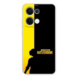Чохол (TPU) з картинкою "Лого Пабг" на Оппо Рено 13 (Battlegrounds)