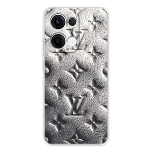 Текстурный Чехол Louis Vuitton для Оппо Рено 13 (Бежевый ЛВ)