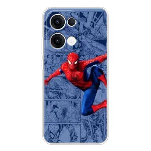 Силиконовый Чехол для OPPO Reno13 (Человек Паук)