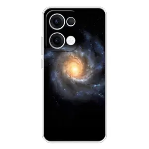 Чохли КОСМОС на OPPO Reno13 (Чорна дира)