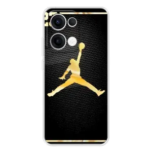 Силиконовый Чехол Nike Air Jordan на Оппо Рено 13 (Джордан 23)