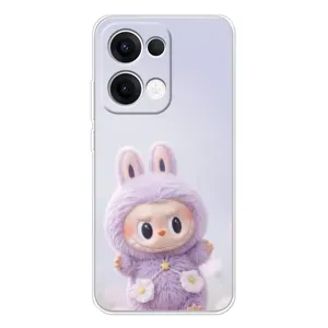 Чохол з принтом Лабубу для OPPO Reno13 (Фіолетовий Лабубу)
