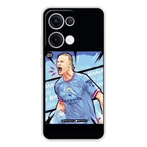 Чохли з принтом на OPPO Reno13 Футболіст (гол Ерлінг Холанд)