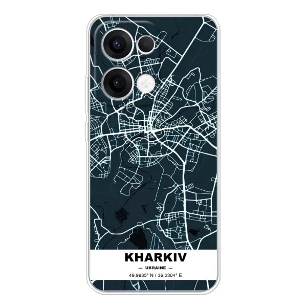 Чехол с рисунком «Харьков» для OPPO Reno13 Чехол с рисунком «Харьков» для OPPO Reno13