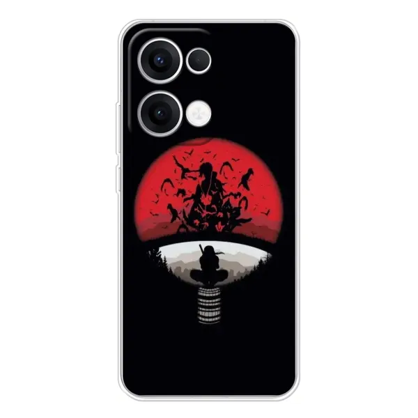Чехол с рисунком «Итачи на черном» для OPPO Reno13 Чехол с рисунком «Итачи на черном» для OPPO Reno13