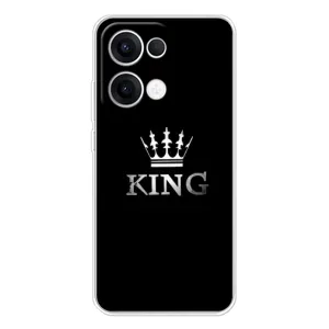 Чехол (Корона на чёрном фоне) для Оппо Рено 13 (KING)