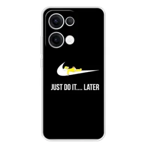 Силиконовый Чехол на OPPO Reno13 с картинкой Nike (Later)
