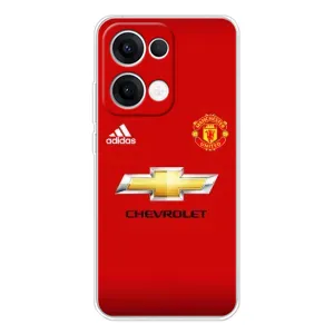 Силіконові Чохли з принтом Футбол на OPPO Reno13 (Man United)