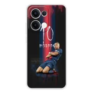 Чехол (TPU) с Футболистом на OPPO Reno13 (MBAPPE 10)