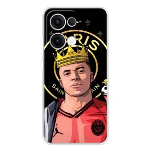 Чохол (TPU) з Футболістом на OPPO Reno13 (Mbappe King)