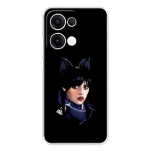 Чохол з картинкою Венсдей на OPPO Reno13 (Мила Венсдей)