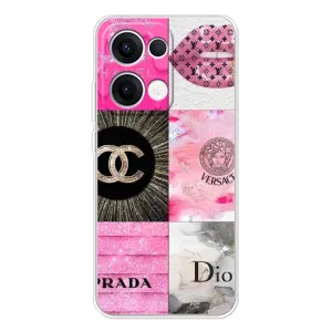 Чехол (Dior, Prada, YSL, Chanel) для OPPO Reno13 (Модница)