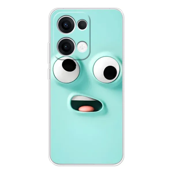 Чехол с рисунком «Забавное мятное лицо» для OPPO Reno13 Чехол с рисунком «Забавное мятное лицо» для OPPO Reno13