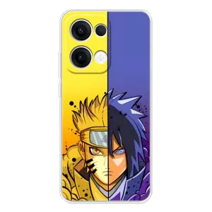 Купить Чехлы на телефон с принтом Anime для OPPO Reno13 (Naruto Vs Sasuke)