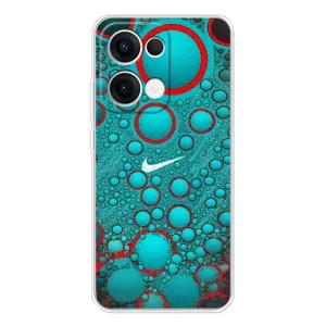 Силиконовый Чехол на OPPO Reno13 с картинкой Nike (Найк зеленый)