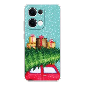 Чехол Новогодняя Елка на OPPO Reno13 (Новогодние подарки)