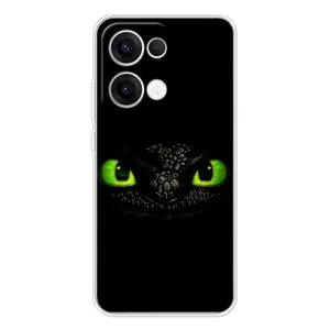 Чохол дракон Беззубик для OPPO Reno13 (Очі Беззубика)