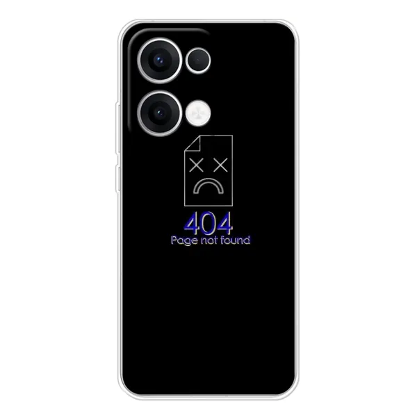 Чехол с рисунком «Ошибка 404» для OPPO Reno13 Чехол с рисунком «Ошибка 404» для OPPO Reno13