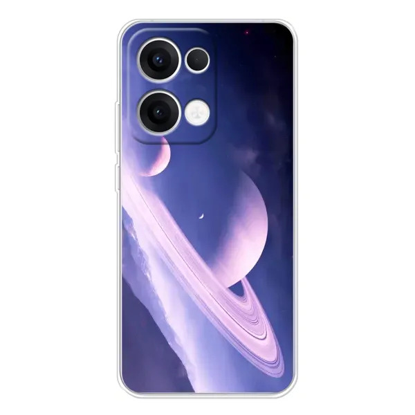 Чехол с рисунком «Планета в космосе» для OPPO Reno13