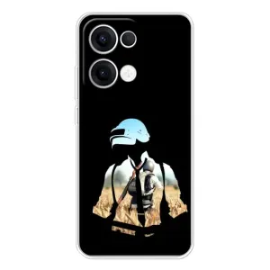 Чохол з картинкою "Герой Pubg" на OPPO Reno13 (Пубг мен)