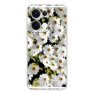 Чохол з ромашками на OPPO Reno13 (Рамка в ромашках)