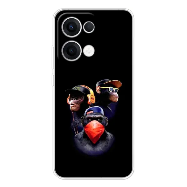 Чехол с рисунком «Три обезьяны» для OPPO Reno13 Чехол с рисунком «Три обезьяны» для OPPO Reno13