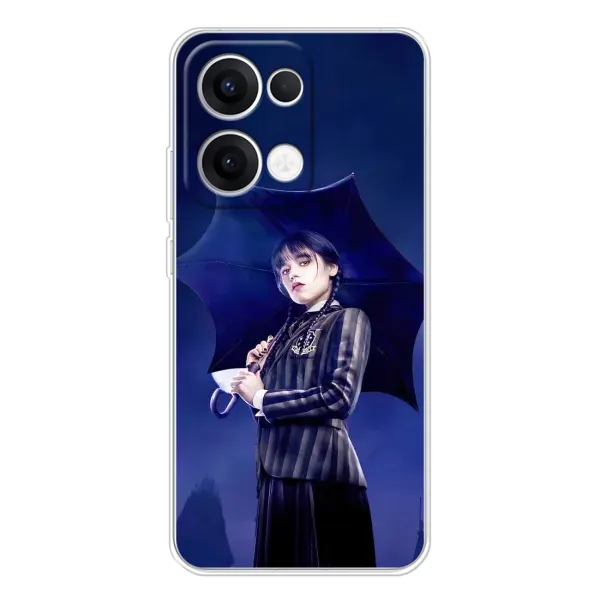 Чехол с рисунком «Уэнсдей с зонтом» для OPPO Reno13 Чехол с рисунком «Уэнсдей с зонтом» для OPPO Reno13