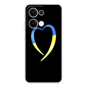 Силиконовый Чехол на OPPO Reno13 (Я-Украина) (Украинское сердце)