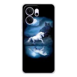 Чехол Unicorn на OPPO Reno14 F (Единорог)