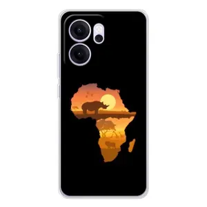 Летний Чехол на OPPO Reno14 F (Карта)