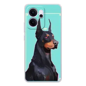 Чехол ДОБЕРМАН для OPPO Reno14 F (Король доберман)