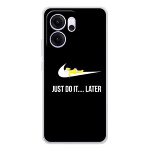 Силиконовый Чехол на OPPO Reno14 F с картинкой Nike (Later)