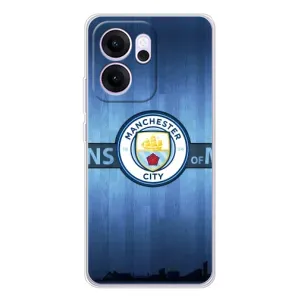 Силиконовые Чехлы принт Футбол на OPPO Reno14 F (ManCity)