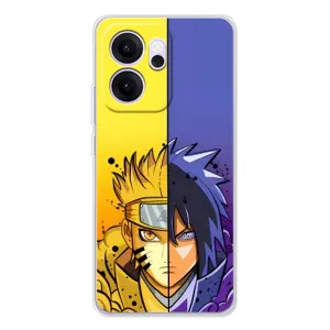 Купить Чехлы на телефон с принтом Anime для OPPO Reno14 F (Naruto Vs Sasuke)