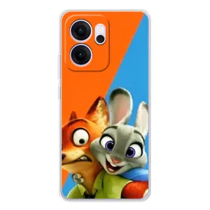 Чехлы ЗВЕРОПОЛИС для OPPO Reno14 F (Ник и Хопс)